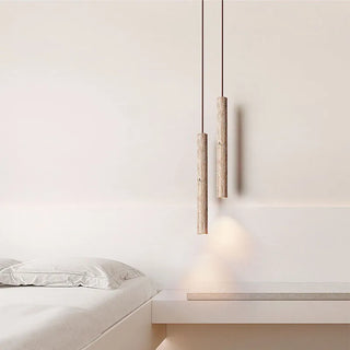 Celako™ Auretra Pendant Light | Travertine Bedroom Lighting