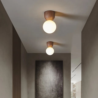 Celako™ Noceva Ceiling Light | Glass Walnut Kitchen Island Lighting