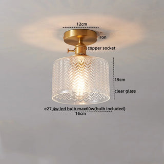 Celako™ Opalio Ceiling Light | Glass Bedroom Lighting