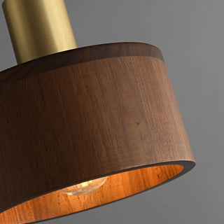Celako™ Nucaro Pendant Light | Walnut Wood Dining Room Lighting