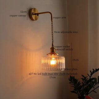 Celako™ Patinor Wall Light | Green Glass Living Room