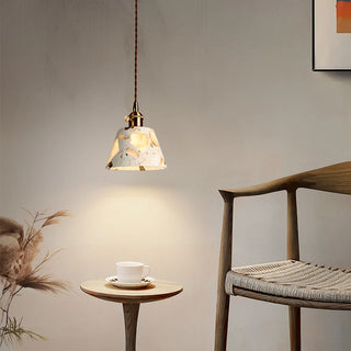 Celako™ Lunazzo Pendant Light | Terrazzo Bedroom Lighting