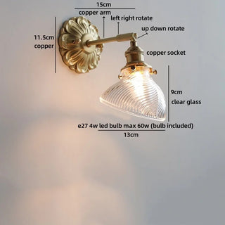 Celako™ Florale Wall Light | Resin Living Room Lighting