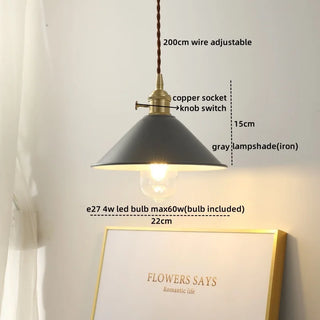 Celako™ Auriole Pendant Light | Glass Stone Bedroom Lighting