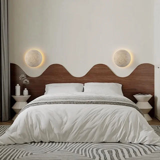 Celako™ Calcera Wall Light | Travertine Bedside Lighting