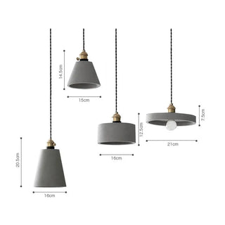 Celako™ Betora Pendant Light | Cement Dining Room Lighting