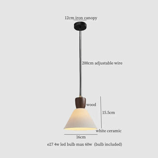 Celako™ Kaolinor Pendant Light | Ceramic Kitchen Island Lighting
