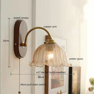 Celako™ Bellori Wall Light | Glass Bedroom Lighting