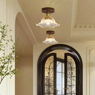 Celako™ Glissia Ceiling Light | Clear Glass Vintage Lighting