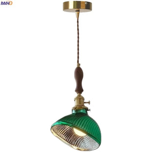 Celako™ Aventine Pendant Light | Green Glass Kitchen Island Lighting