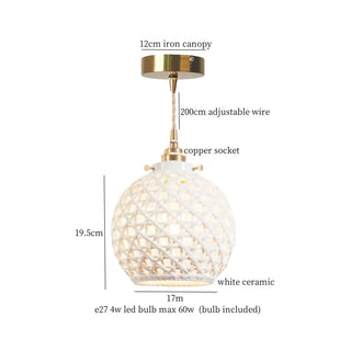 Celako™ Argillio Pendant Light | Ceramic Kitchen Island Lighting