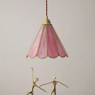 Celako™ Roseate Pendant Light | Glass Bedroom Lighting