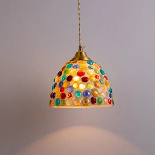 Celako™ Vitrassa Pendant Light | Resin And Crystal Dining Room Lighting