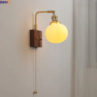 Celako™ Ceraven Wall Light | Copper Ceramic Hallway Lighting