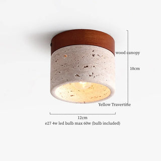 Celako™ Terravelle Ceiling Light | Yellow Travertine Kitchen Island Lighting