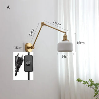 Celako™ Fermato Wall Light | Ceramic Bedroom Lighting