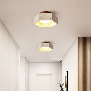 Celako™ Travexa Ceiling Light | Yellow Travertine Kitchen Island Lighting