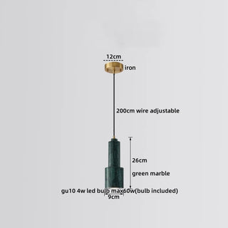 Celako™ Lumare Pendant Light | Marble Bedroom Lighting