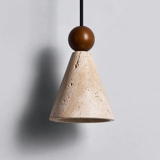 Celako™ Traventi Wall Light | Yellow Travertine Bedroom Lighting