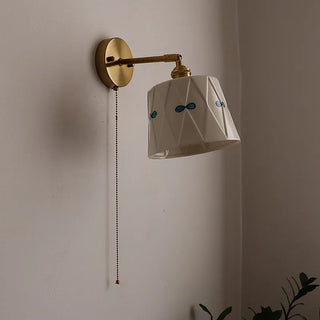 Celako™ Cuprica Wall Light | Ceramic Bedroom Lighting