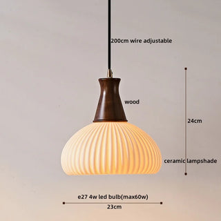 Celako™ Kilena Pendant Light | Ceramic Dining Room Lighting