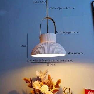 Celako™ Kaolitha Pendant Light | Ceramic Kitchen Island Lighting