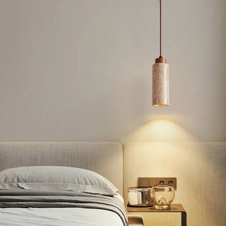 Celako™ Calcite Pendant Light | Yellow Travertine Kitchen Island Lighting