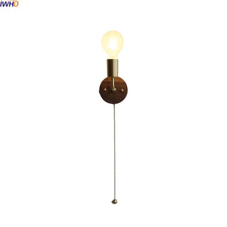 Celako™ Ardelle Wall Light | Walnut Wood Entryway Lighting