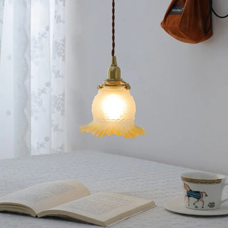 Celako™ Satinato Pendant Light | Frosted Glass Bedroom Lighting