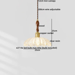 Celako™ Alburon Pendant Light | Resin Bedroom Lighting