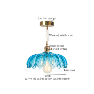 Celako™ Cupralune Pendant Light | Glass Stone Kitchen Island Lighting