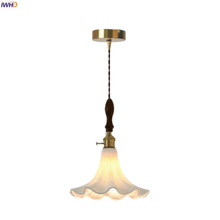 Celako™ Albiflora Pendant Light | White Ceramic Bedroom Lighting