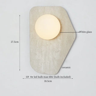 Celako™ Cerafrost Wall Light | Ceramic Living Room Lighting