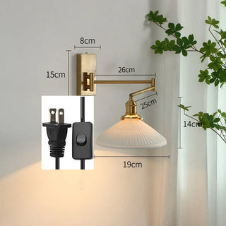 Celako™ Brillia Wall Light | Ceramic Bedroom Lighting
