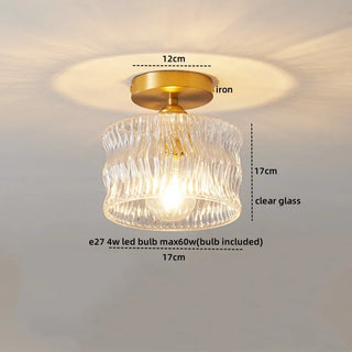 Celako™ Opalith Ceiling Light | Glass Stone Living Room Lighting