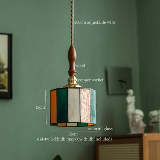 Celako™ Vitriana Pendant Light | Glass Bedroom Lighting