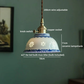 Celako™ Cerelune Pendant Light | Ceramic Dining Room Lighting