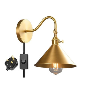 Celako™ Coppola Wall Light | Copper Bedroom Lighting