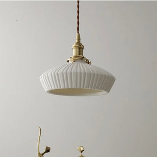 Celako™ Biancone Pendant Light | Ceramic Kitchen Island Lighting