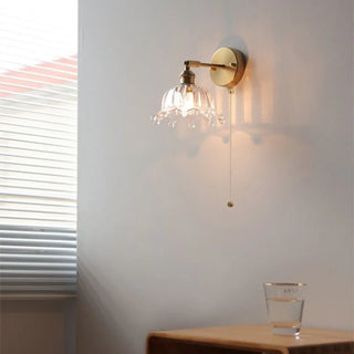 Celako™ Clarius Wall Light | Glass Copper Living Room Lighting