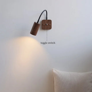 Celako™ Flexura Wall Light | Wood Bedroom Lighting