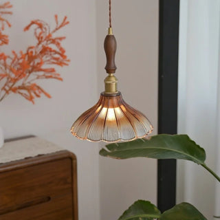 Celako™ Solambre Pendant Light | Amber Glass Kitchen Island Lighting