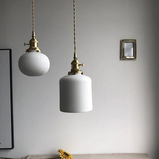 Celako™ Aurika Pendant Light | Ceramic Dining Room Lighting