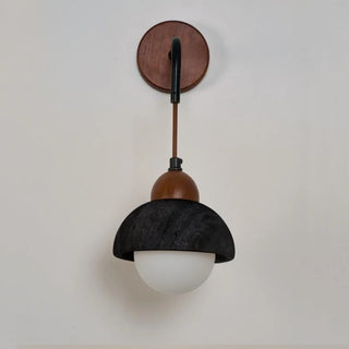 Celako™ Travernon Wall Light | Black Travertine Living Room Lighting