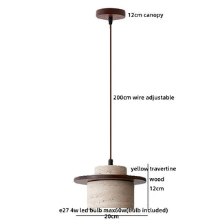 Celako™ Travene Pendant Light | Micro Cement Dining Room Lighting