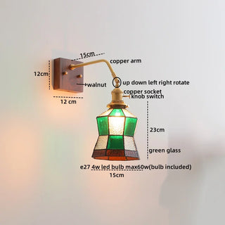 Celako™ Vitura Wall Light | Glass Bedroom Lighting