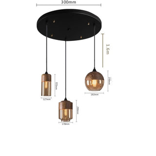 Celako™ Orvalo Pendant Light | Polished Copper Dining Room Lighting