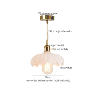 Celako™ Cupralune Pendant Light | Glass Stone Kitchen Island Lighting