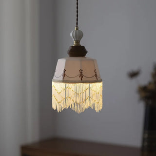 Celako™ Cereluna Pendant Light | Ceramic Mid Century Modern Bedroom Lighting