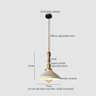 Celako™ Kaolino Pendant Light | Ceramic Kitchen Island Lighting